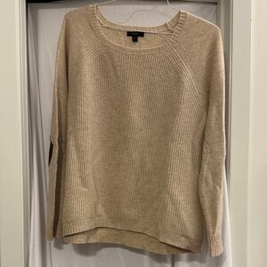J. Crew Women's Beige Crew Neck Sweater